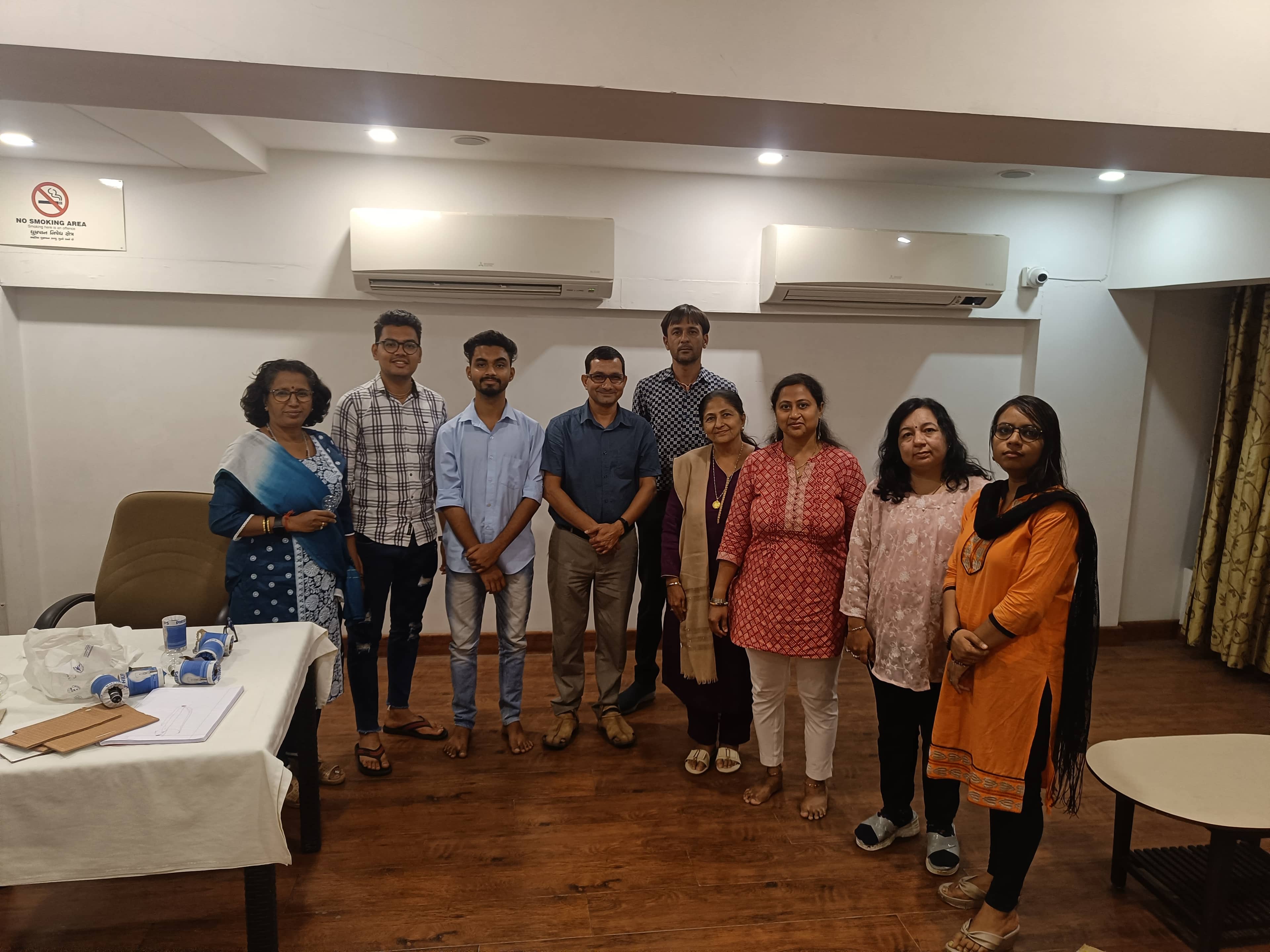 A moment from The Telepathy Workshop