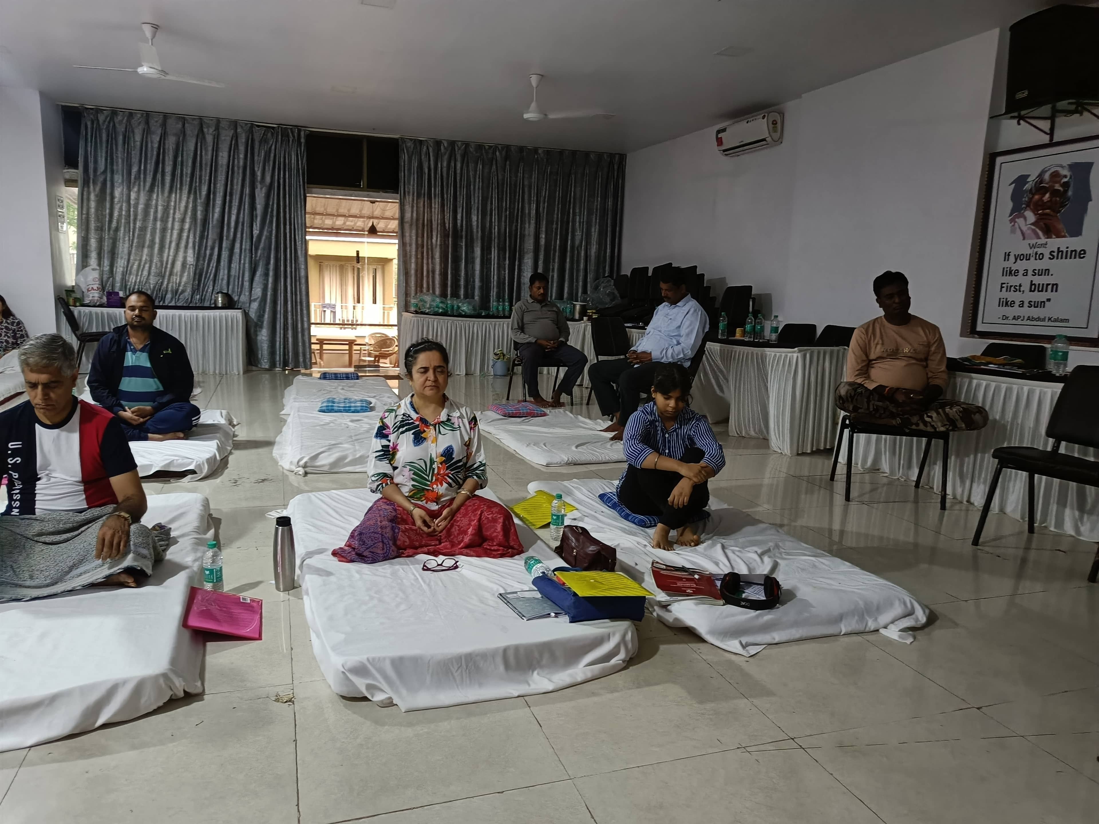A moment from The Telepathy Workshop