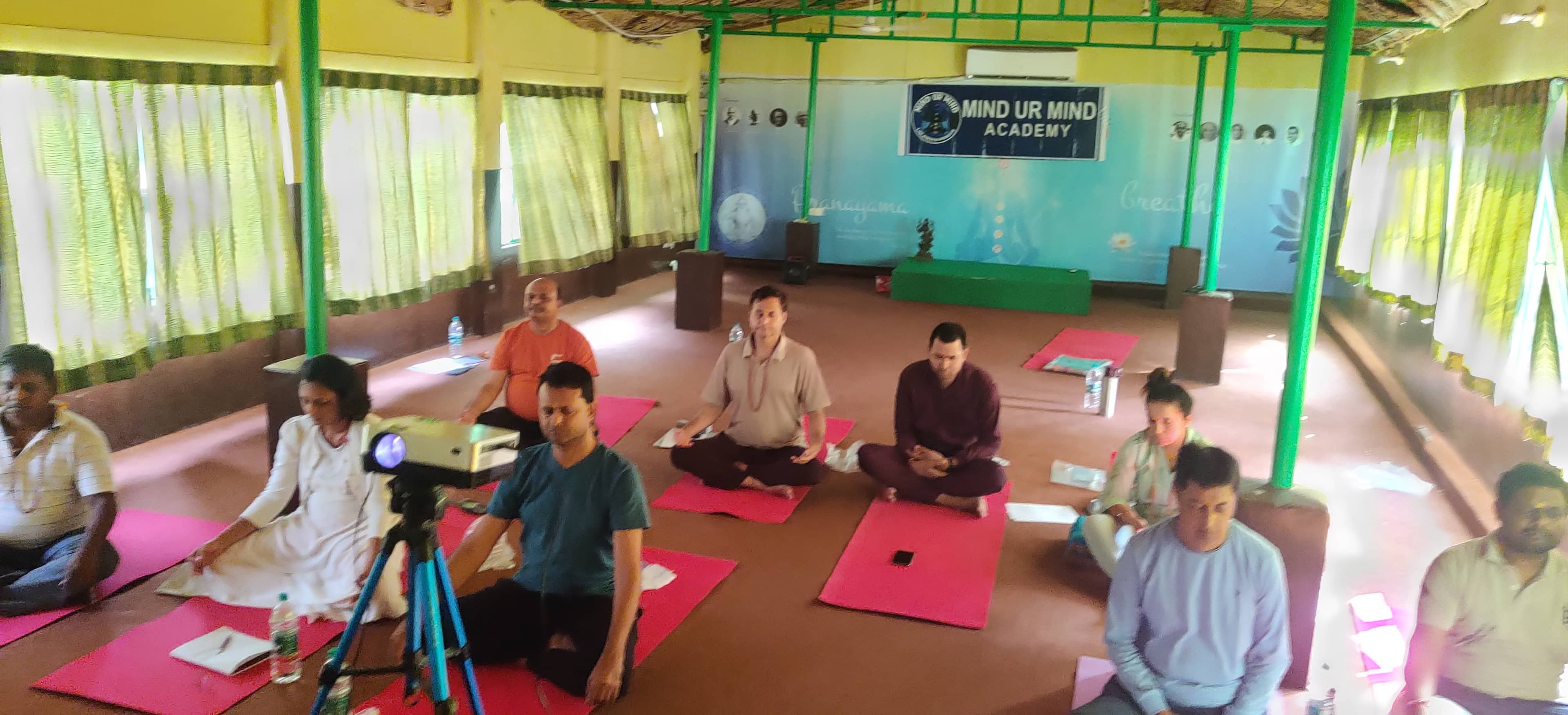 A moment from The Telepathy Workshop